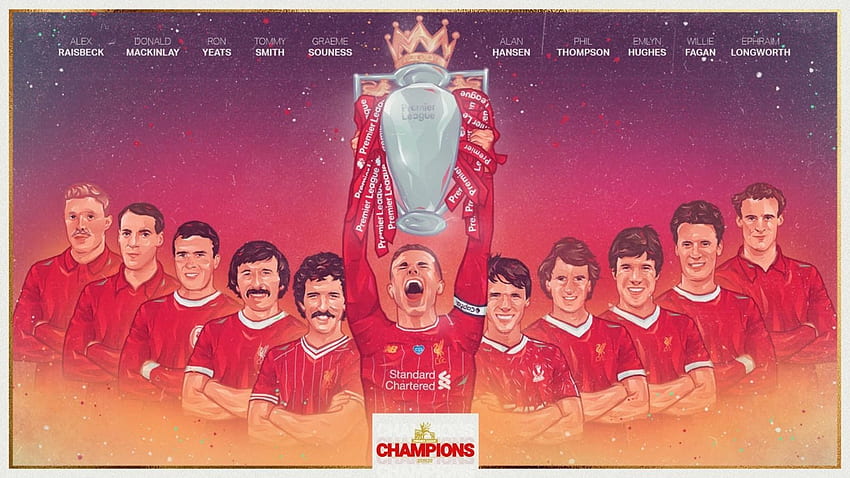 Liverpool FC torna-se o campeão da Premier League em 2020, encerrando uma seca de títulos de 30 anos â Bmagazine papel de parede HD